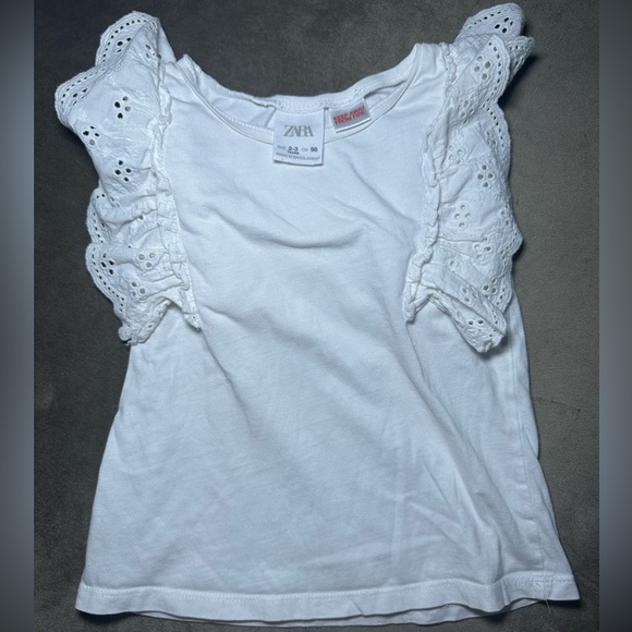 Zara Girl 3Shirts & 3Tights Footed Pantyhose Leggings, pre-owned, Bundle 6 items - Picture 11 of 12